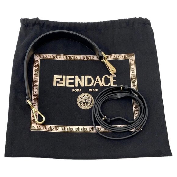 FENDI FENDI x Versace Mon Tresor Size Mini Nylon/Leather Multicolor/Brown 8BS010 - Picture 12 of 12